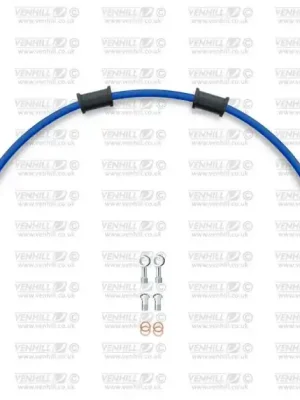 Hadice zadní brzdy Venhill POWERHOSEPLUS APR-2002RS-SB (1 hadice v sadě) modré hadice, nerezové koncovky Moderní